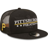 Pittsburgh Pirates New Era Patriot Trucker 9FIFTY Snapback Hat - MLB Hats