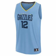 Light Blue Ja Morant Memphis Grizzlies Fast Break Replica Player Jersey | NBA