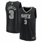 Black Keldon Johnson San Antonio Spurs Fast Break Replica Player Jersey | NBA
