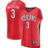 Red C.J. McCollum New Orleans Pelicans Fast Break Replica Player Jersey | NBA