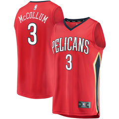 Red C.J. McCollum New Orleans Pelicans Fast Break Replica Player Jersey | NBA