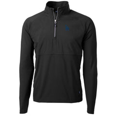 Los Angeles Dodgers Cutter & Buck Adapt Eco Knit Hybrid Recycled Quarter-Zip Pullover Jacket - MLB Jackets