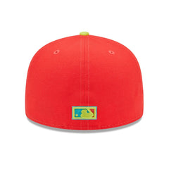 Washington Nationals New Era 2008 Inaugural Season Lava Highlighter Combo 59FIFTY Fitted Hat - MLB Hats
