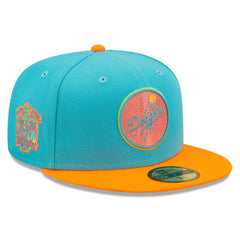 Los Angeles Dodgers New Era Vice Highlighter 59FIFTY Fitted Hat - MLB Hats