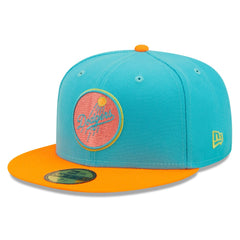 Los Angeles Dodgers New Era Vice Highlighter 59FIFTY Fitted Hat - MLB Hats