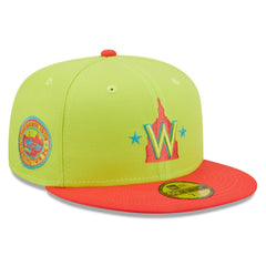 Washington Nationals New Era 2008 Inaugural Season Cyber Highlighter 59FIFTY Fitted Hat - MLB Hats