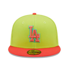 Los Angeles Dodgers New Era Cyber Highlighter 59FIFTY Fitted Hat - MLB Hats