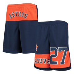 Jose Altuve Houston Astros Youth Pandemonium Name & Number Shorts - MLB Shorts