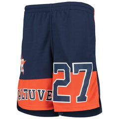 Jose Altuve Houston Astros Youth Pandemonium Name & Number Shorts - MLB Shorts