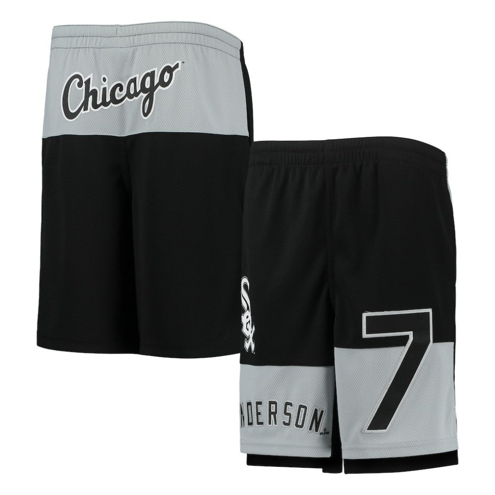 Tim Anderson Chicago White Sox Youth Pandemonium Name & Number Shorts - MLB Shorts