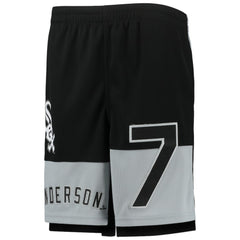 Tim Anderson Chicago White Sox Youth Pandemonium Name & Number Shorts - MLB Shorts