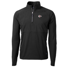 Kansas City Chiefs Cutter & Buck Adapt Eco Knit Hybrid Recycled Quarter-Zip Raglan Jacket | NFL On sale