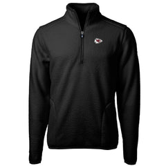 Kansas City Chiefs Cutter & Buck Big & Tall Cascade Eco Sherpa Fleece Quarter-Zip Pullover Jacket | NFL US