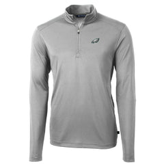 Philadelphia Eagles Cutter & Buck Big & Tall Virtue Eco Pique Quarter-Zip Pullover Jacket | NFL On sale