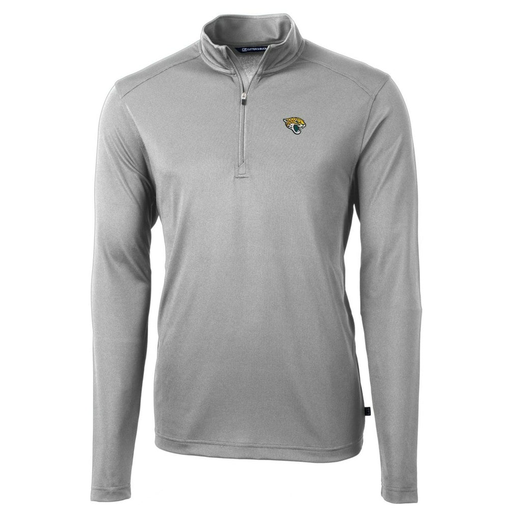 Jacksonville Jaguars Cutter & Buck Big & Tall Virtue Eco Pique Quarter-Zip Pullover Jacket | NFL US