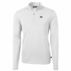 Green Bay Packers Cutter & Buck Big & Tall Virtue Eco Pique Quarter-Zip Pullover Jacket | NFL Outlet