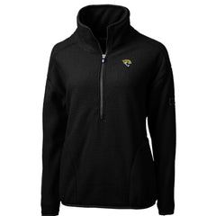 Jacksonville Jaguars Cutter & Buck Women's Cascade Eco Sherpa Fleece Half-Zip Pullover Jacket | NFL Online