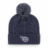 Tennessee Titans '47 Women's Bauble Cuffed Knit Hat with Pom | NFL Online