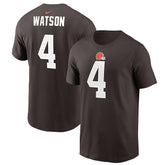 Cleveland Browns Deshaun Watson Player Name & Number T-Shirt | NFL Sale