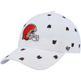 Cleveland Browns '47 Women's Confetti Clean Up Logo Adjustable Hat | NFL Sale