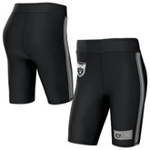Las Vegas Raiders WEAR by Erin Andrews Women's Biker Shorts | NFL Outlet