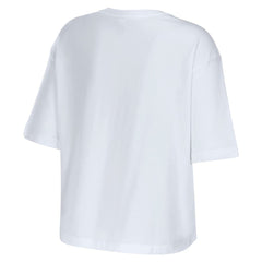 Cleveland Browns WEAR by Erin Andrews Women's Boxy Floral Cropped T-Shirt | NFL Discount