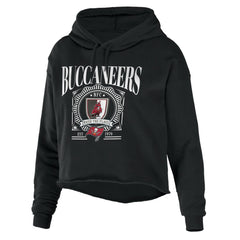Tampa Bay Buccaneers WEAR by Erin Andrews Women's Cropped Sponge Fleece Pullover Hoodie | NFL On sale