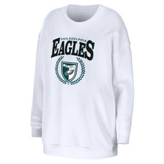 Philadelphia Eagles WEAR by Erin Andrews Women's Oversized Pullover Sweatshirt | NFL Hot