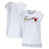 Chicago Bears WEAR by Erin Andrews Women's Greetings From Muscle T-Shirt | NFL Hot