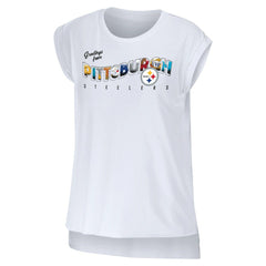 Pittsburgh Steelers WEAR by Erin Andrews Women's Greetings From Muscle T-Shirt | NFL Near me
