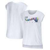 Tennessee Titans WEAR by Erin Andrews Women's Greetings From Muscle T-Shirt | NFL US