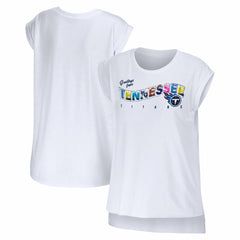 Tennessee Titans WEAR by Erin Andrews Women's Greetings From Muscle T-Shirt | NFL US