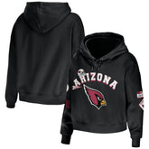 Arizona Cardinals WEAR by Erin Andrews Women's Modest Cropped Pullover Hoodie | NFL Online