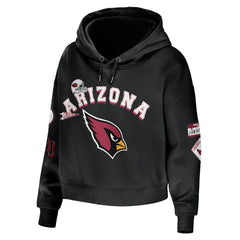 Arizona Cardinals WEAR by Erin Andrews Women's Modest Cropped Pullover Hoodie | NFL Online