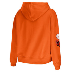 Cleveland Browns WEAR by Erin Andrews Women's Modest Cropped Pullover Hoodie | NFL Online