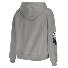 Indianapolis Colts WEAR by Erin Andrews Women's Modest Cropped Pullover Hoodie | NFL US