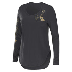 New Orleans Saints WEAR by Erin Andrews Women's Team Scoop Neck T-Shirt | NFL Online