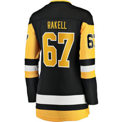 Rickard Rakell Pittsburgh Penguins Women's Fanatics Home Breakaway Player Jersey - NHL Jerseys