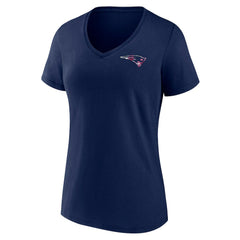 New England Patriots Women's Plus Size Mother's Day #1 Mom V-Neck T-Shirt | NFL New
