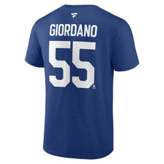 Mark Giordano Toronto Maple Leafs Fanatics Authentic Stack Name & Number T-Shirt - NHL T-shirts