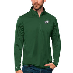 Dallas Stars Antigua Tribute Quarter-Zip Pullover Top - NHL Pullover