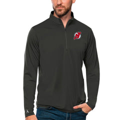New Jersey Devils Antigua Tribute Quarter-Zip Pullover Top - NHL Jerseys