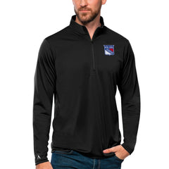 New York Rangers Antigua Tribute Quarter-Zip Pullover Top - NHL Pullover