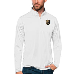 Vegas Golden Knights Antigua Tribute Quarter-Zip Pullover Top - NHL Pullover