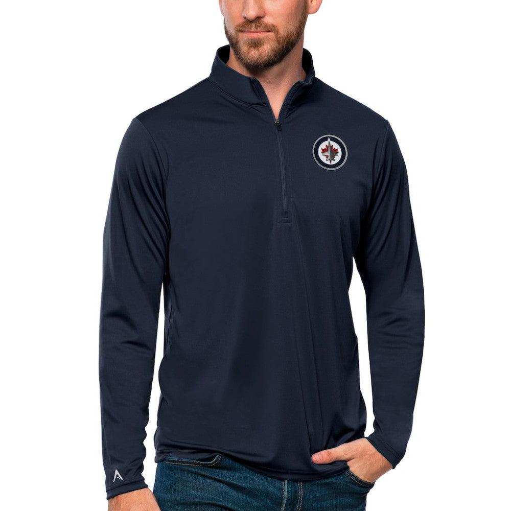 Winnipeg Jets Antigua Tribute Quarter-Zip Pullover Top - NHL Pullover