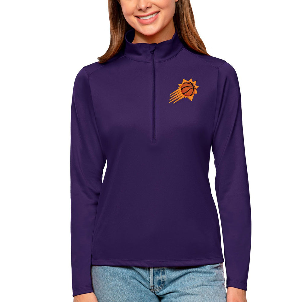 Purple Phoenix Suns Antigua Women's Tribute Half-Zip Top | NBA