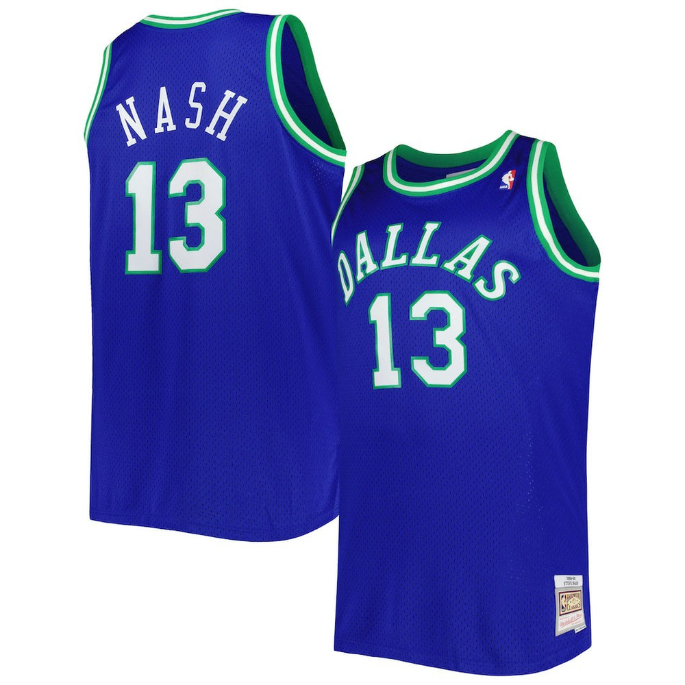 Blue Steve Nash Dallas Mavericks Big & Tall Hardwood Classics 1998/99 Swingman Jersey sale | NBA