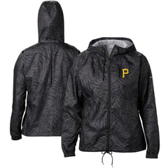 Pittsburgh Pirates Columbia Women's Team Flash Forward Full-Zip Windbreaker Jacket - MLB Jackets