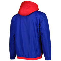 Royal Philadelphia 76ers Starter The Triple Double Full-Zip Hoodie Jacket | NBA