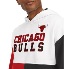 White/Red Chicago Bulls Tommy Jeans Andrew Split Pullover Hoodie | NBA